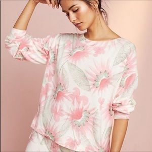 Floreat Anthropologie Floral Loungewear Top XS